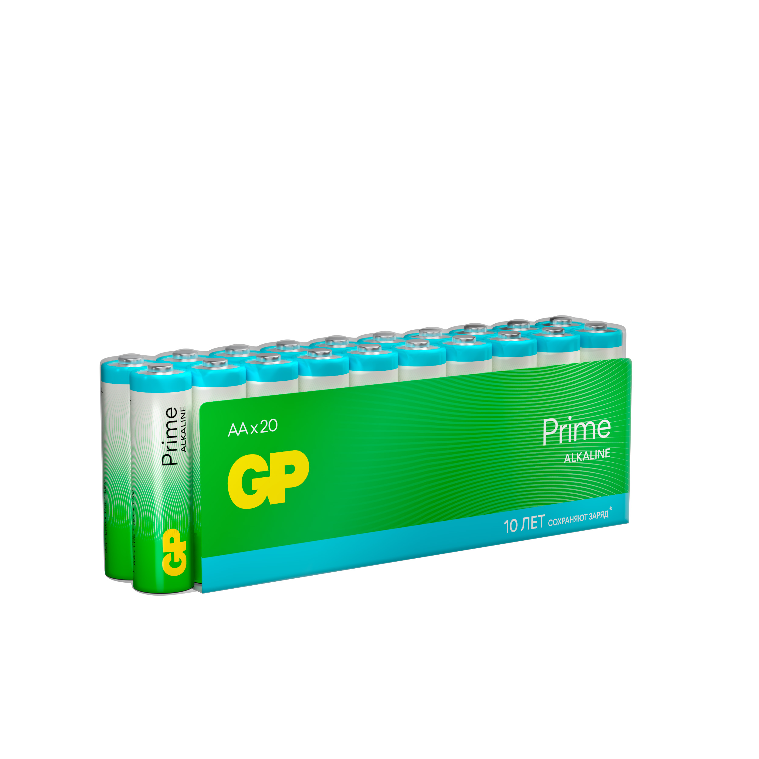 Набор батареек GP Super Alkaline AA 20 шт 15A-2CRVS20 - фото 2