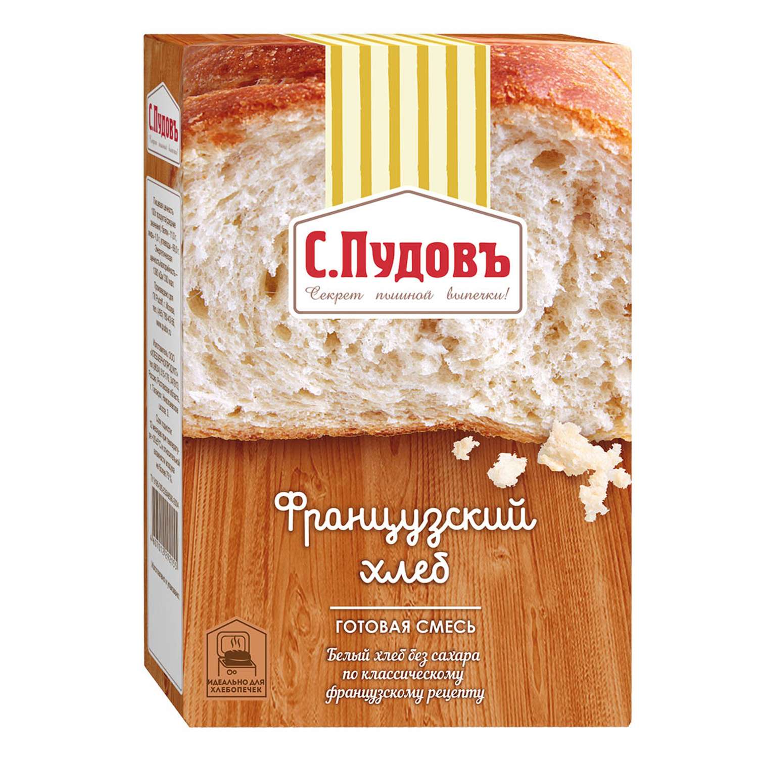 Французский хлеб С. Пудовъ 500 г - фото 1