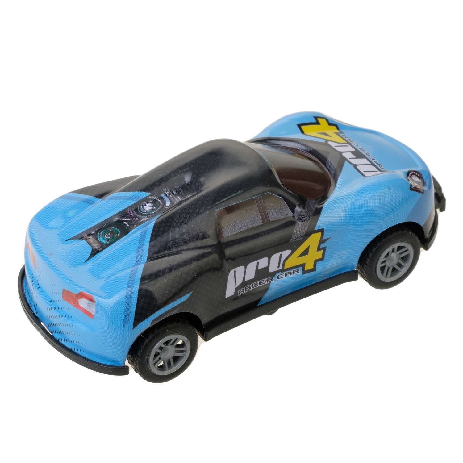 Машинка 1TOY Авто Сальто металлическая инерционная голубой Т23211-8 - фото 3