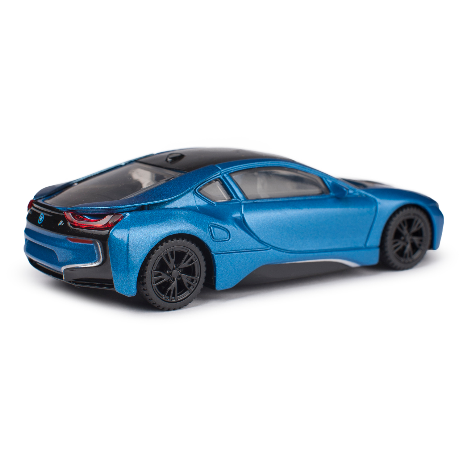 Автомобиль Rastar BMW i8 1:43 голубой 58400 - фото 6