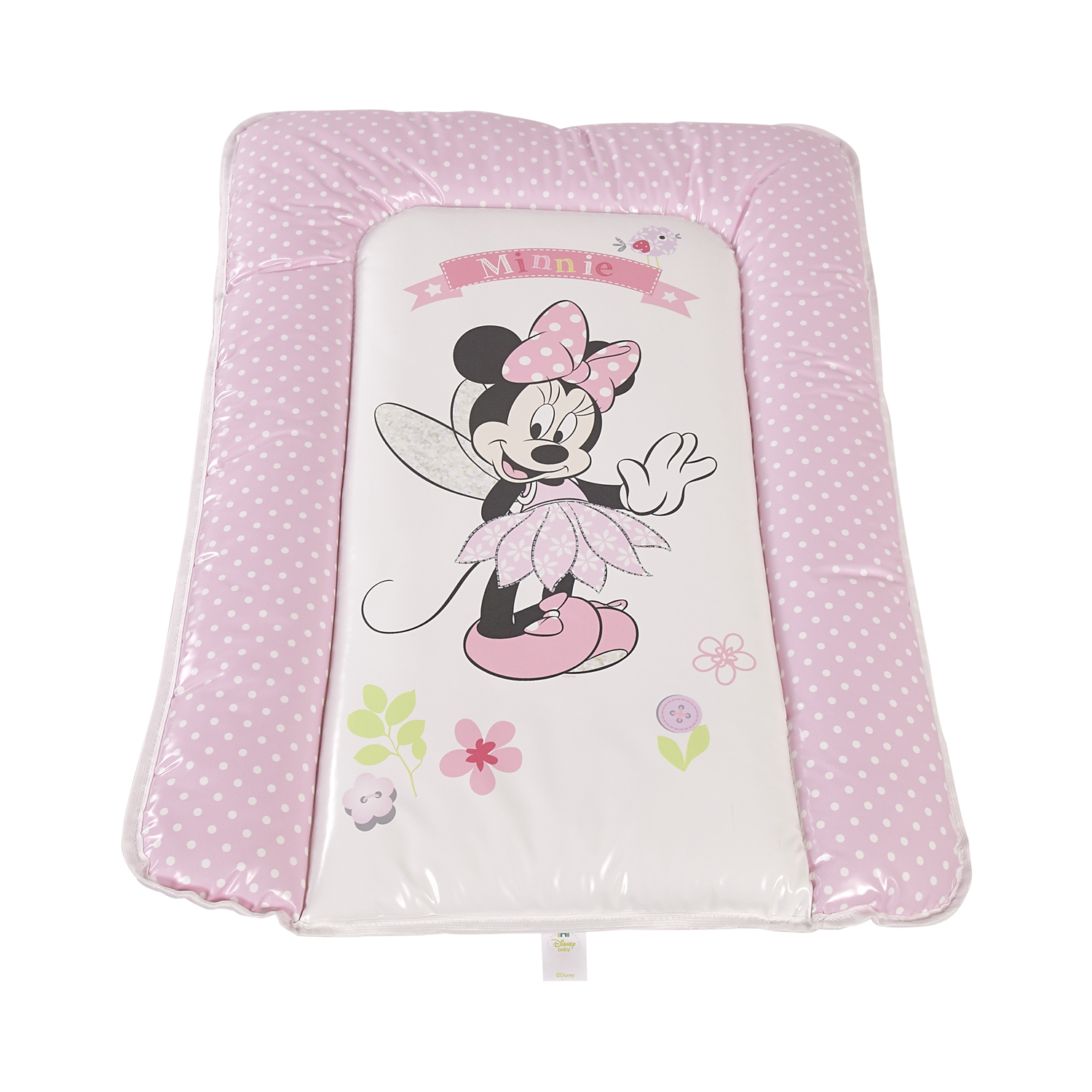 Матрас для пеленания Polini kids Disney baby Минни Маус Фея 70*50см Розовый - фото 4