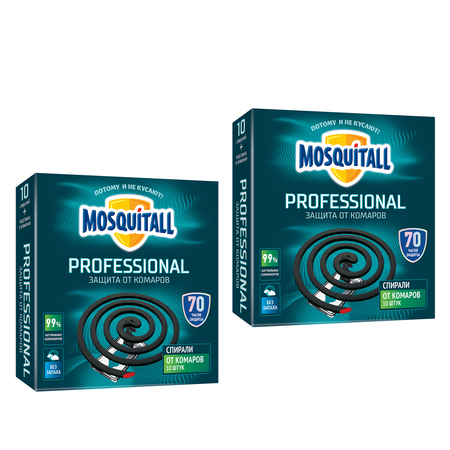 Mosquitall Спирали Mosquitall Профессиональная защита 2 шт