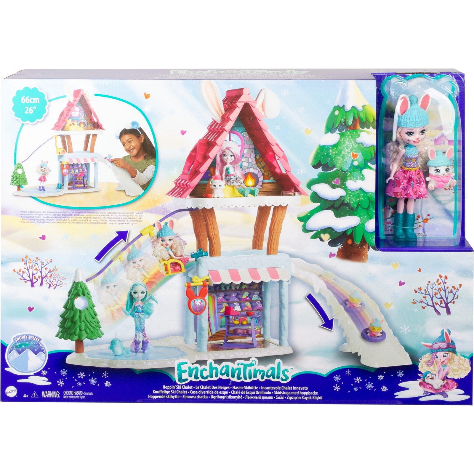 Набор игровой Enchantimals Снежная долина Шале в горах GJX50 GJX50 - фото 2