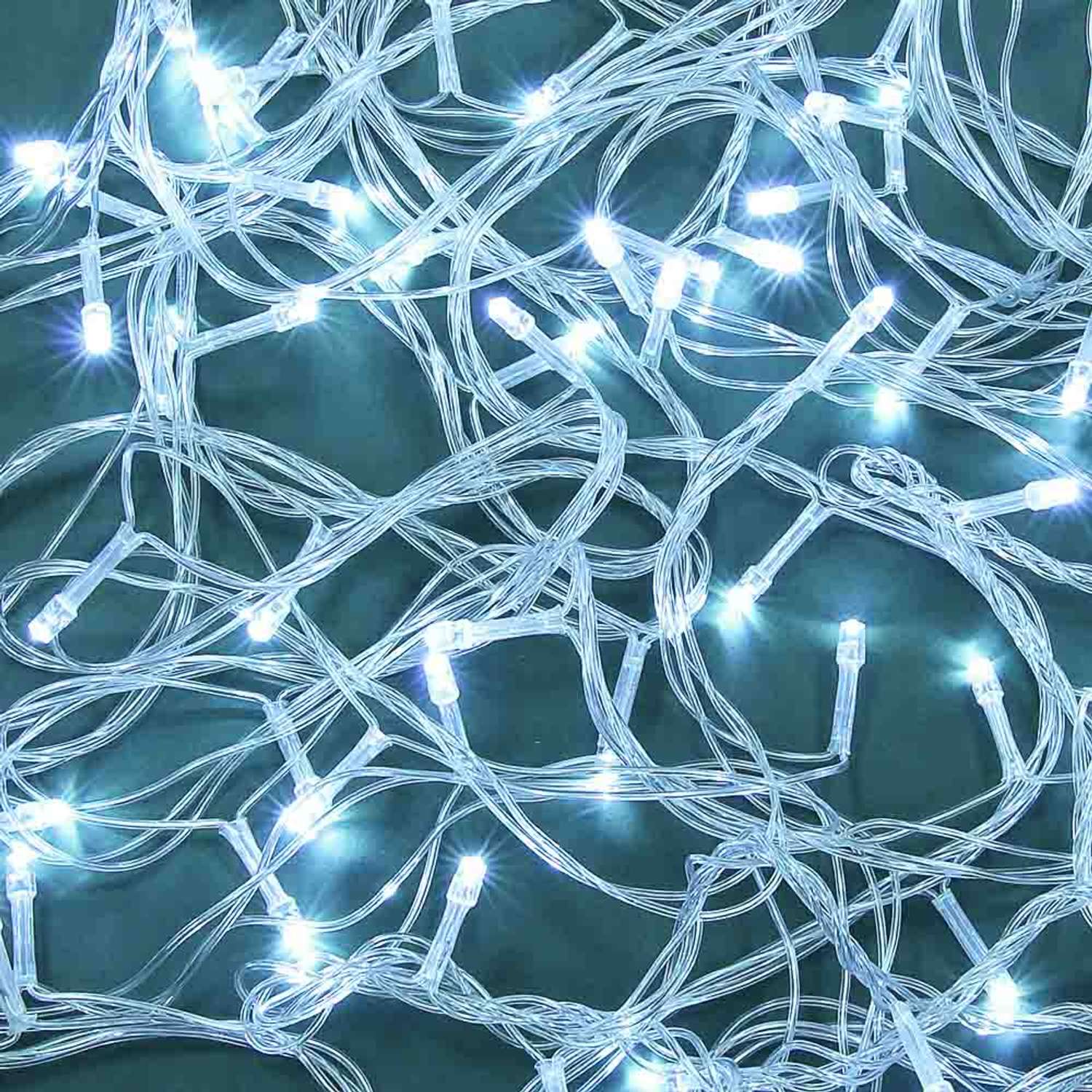 Светодиодная гирлянда Сноубум Вьюн 10 метров 100 LED постоянное свечение - фото 2