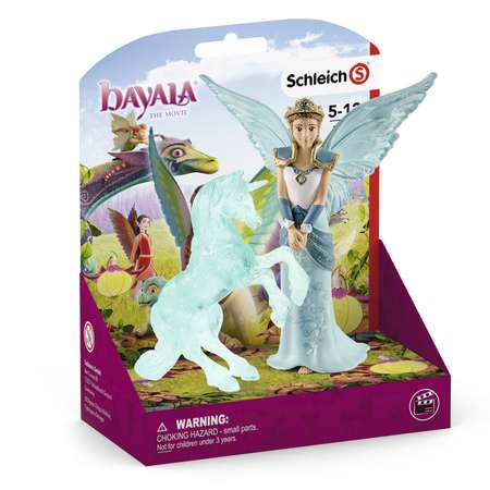 Фигурка SCHLEICH Movie Эльфийка Айела и ледяная статуя единорога 70587