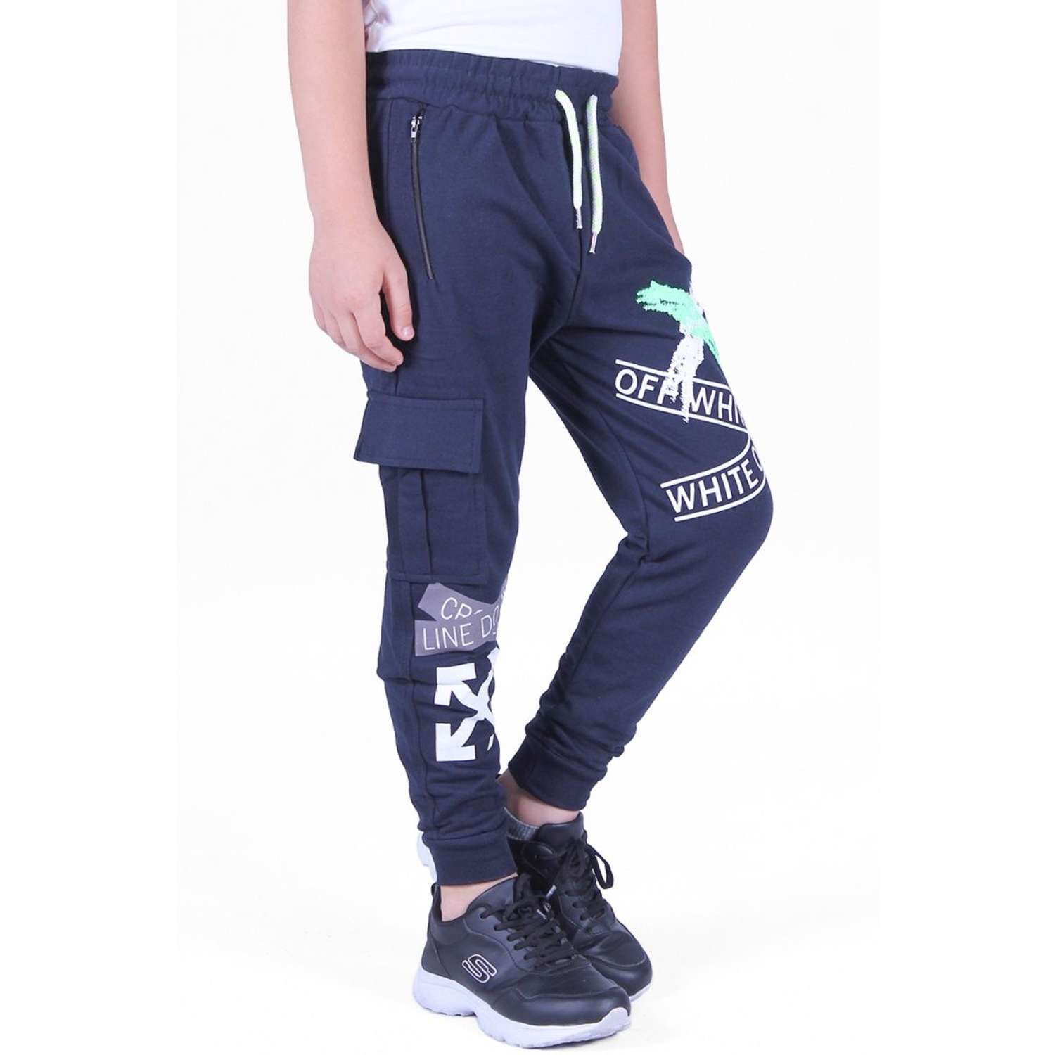 Спортивные брюки ciggo 107 темно-синий - фото 2