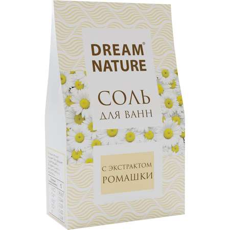 Соль для ванны Dream Nature природная Ромашка 500 г