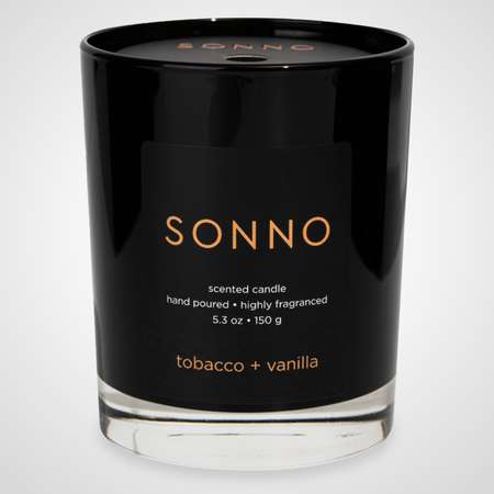 Ароматическая свеча SONNO Tobacco + Vanilla