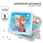 Алмазная мозаика Disney на шкатулке Анна и Эльза Холодное сердце