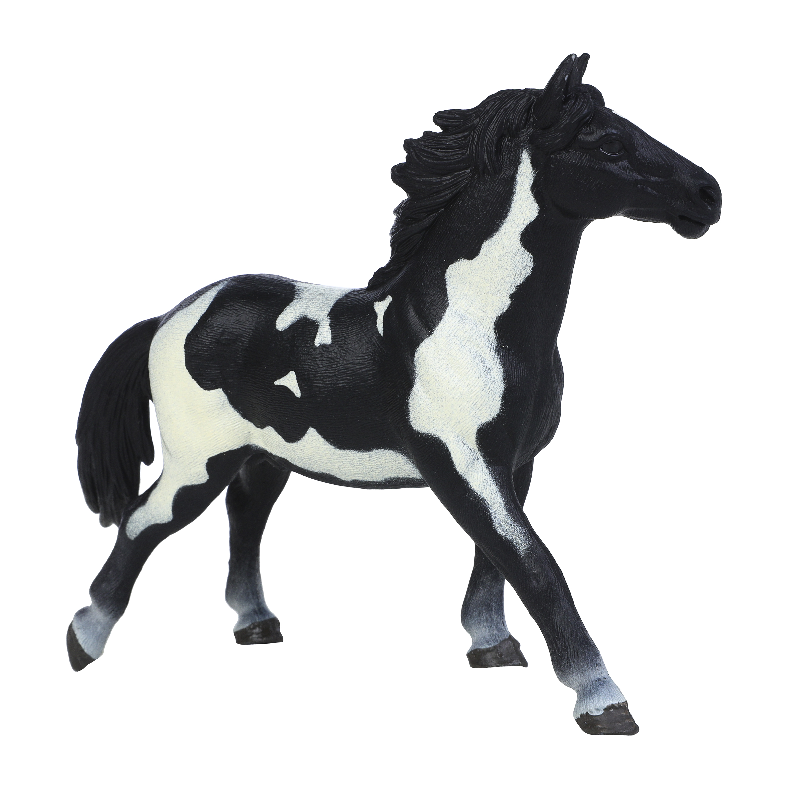 Игрушка фигурка Masai Mara Лошадь черно-белая Мир лошадей MM214-337 - фото 1