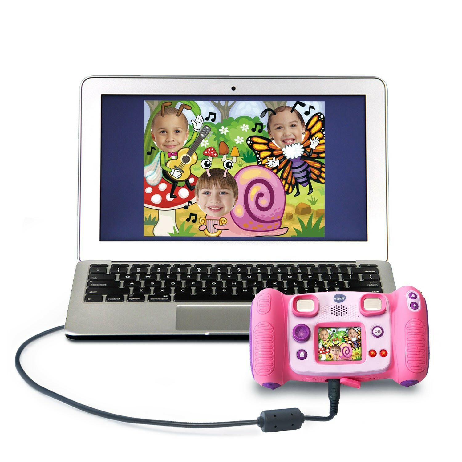 Камера Vtech Kidizoom Pix цифровая Розовый - фото 5