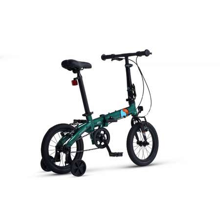 Велосипед Детский Складной Maxiscoo S007 стандарт 14 зеленый