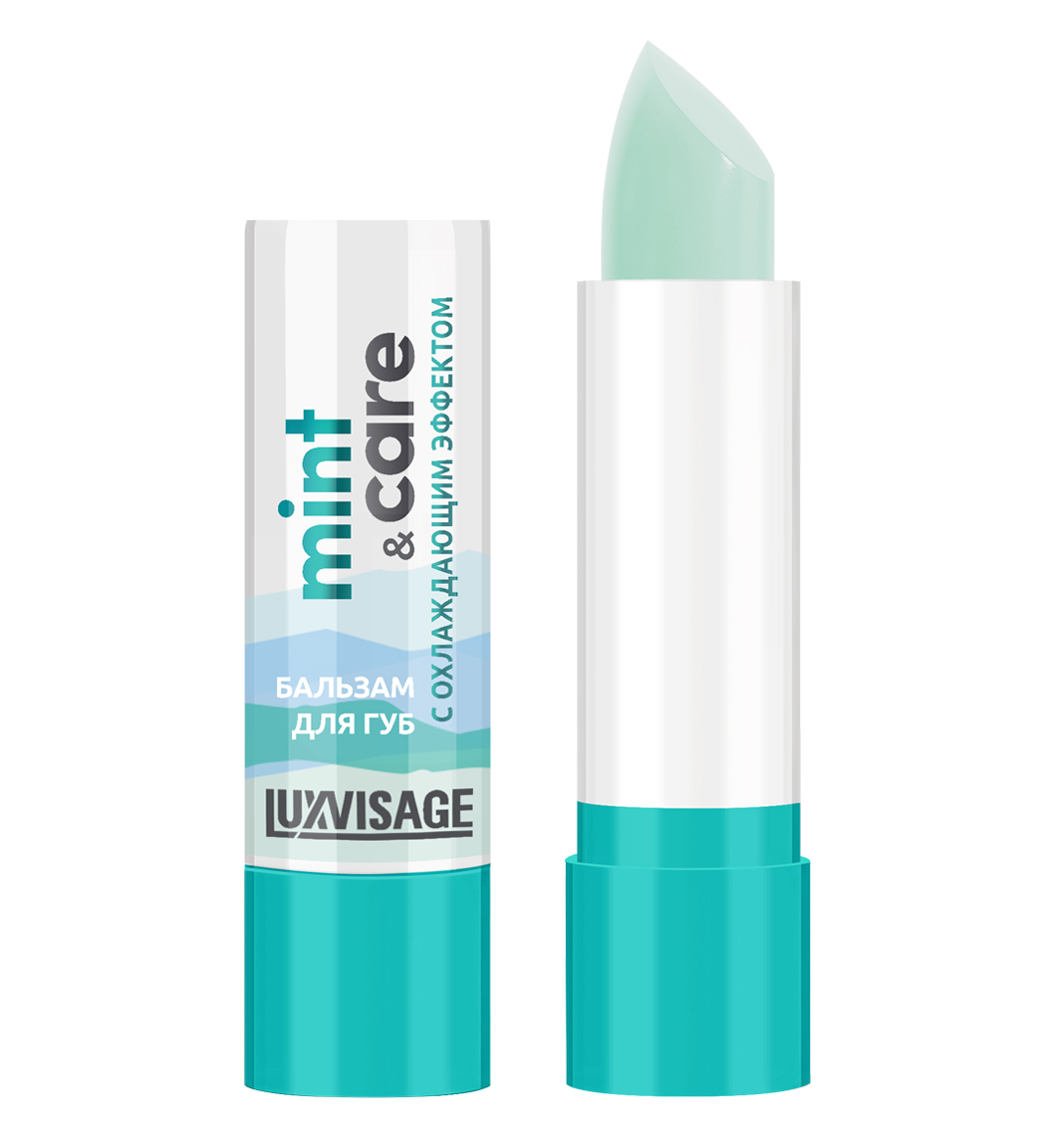 Бальзам для губ Luxvisage Mint care с охлаждающим эффектом 3.9 г - фото 1