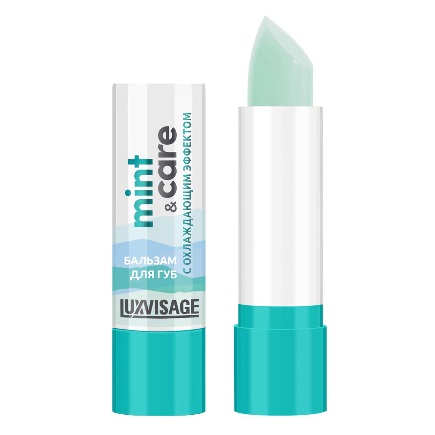 Бальзам для губ Luxvisage Mint care с охлаждающим эффектом 3.9 г - фото 1