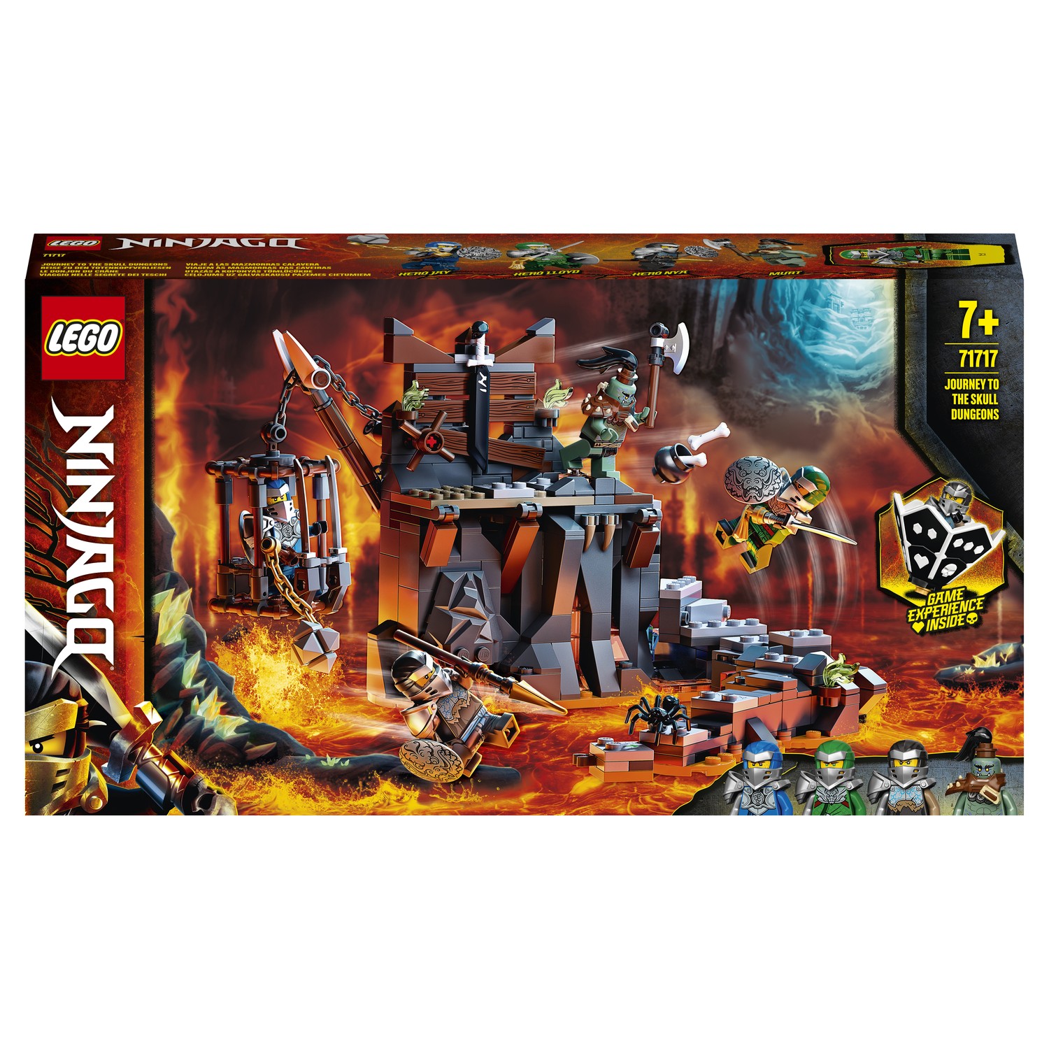 Конструктор LEGO Ninjago Путешествие в Подземелье черепа 71717 купить по  цене 999 ₽ в интернет-магазине Детский мир