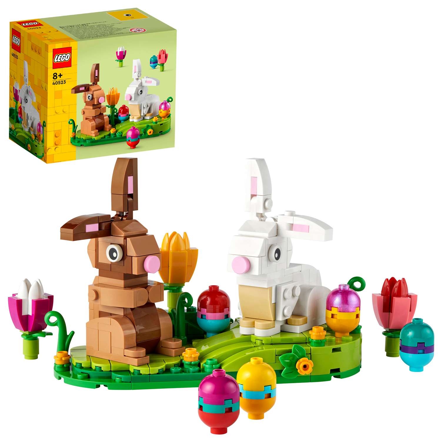 Конструктор детский LEGO Ideas Пасхальные кролики 40523 - фото 1