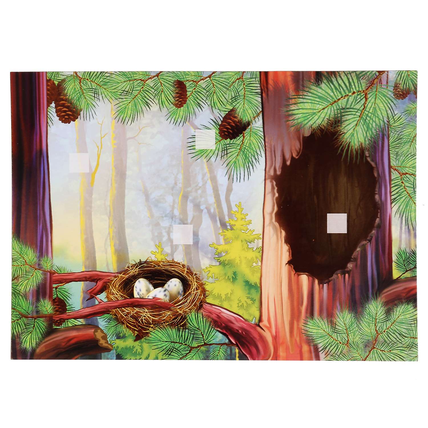 Игра развивающая УМка Лесные животные с липучками 7 листов 251377 - фото 4