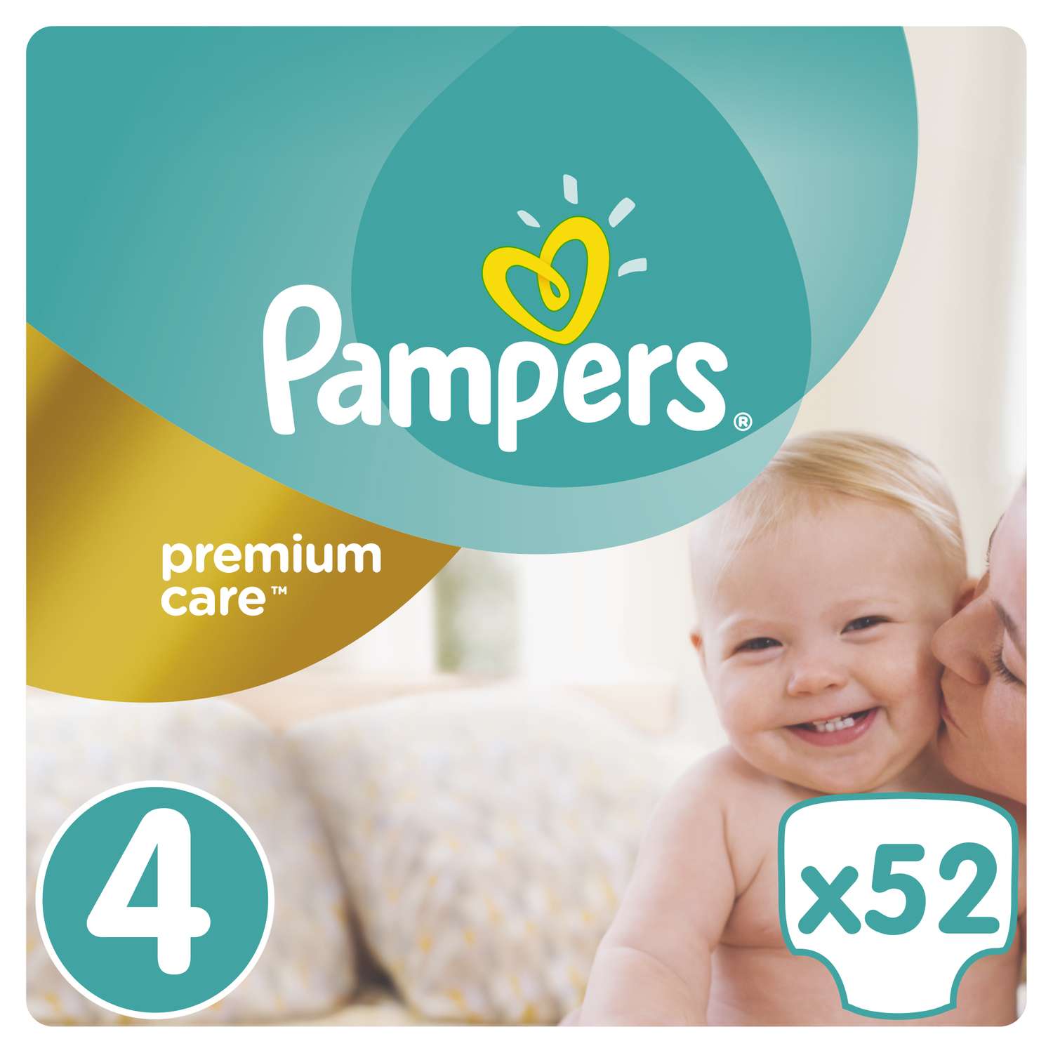 Подгузники Pampers Premium Care 8-14кг 52шт - фото 1