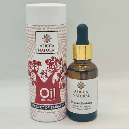 Масло баобаба холодного отжима Africa Natural Baobab Oil Organic для лица и тела из Африки 30 мл