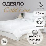 Одеяло SELENA всесезонное Gold Line 140х205 см микрофибра/бамбуковое волокно