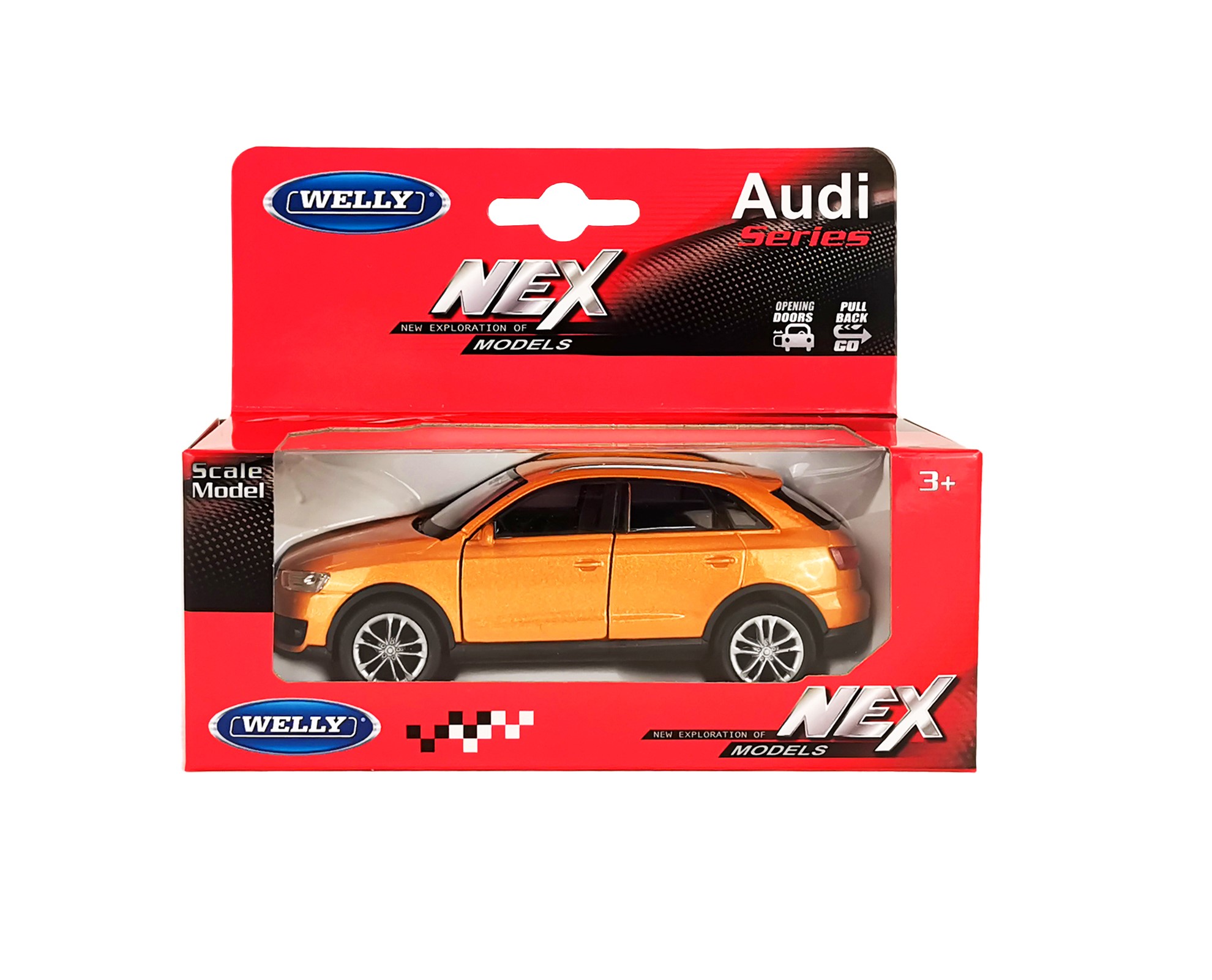 Машинка WELLY 1:38 Audi Q3 цвет в ассортименте 43666W - фото 9