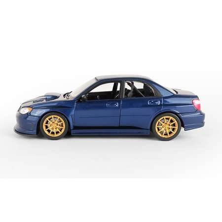 Машинка WELLY 1:24 Subaru Impreza WRX STI синяя