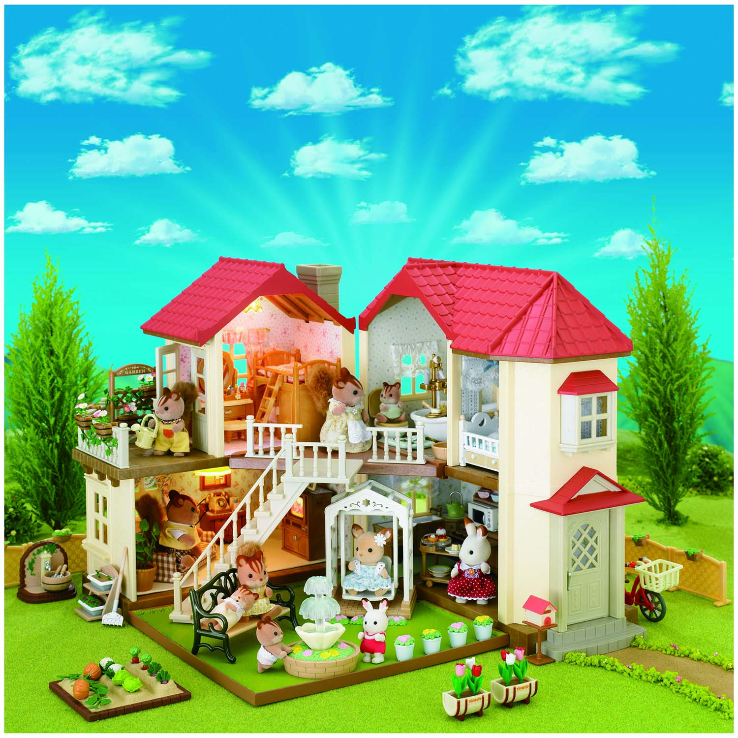Игровой набор Sylvanian Families Галерея Гранд Таун - купить в Санкт-Петербурге 