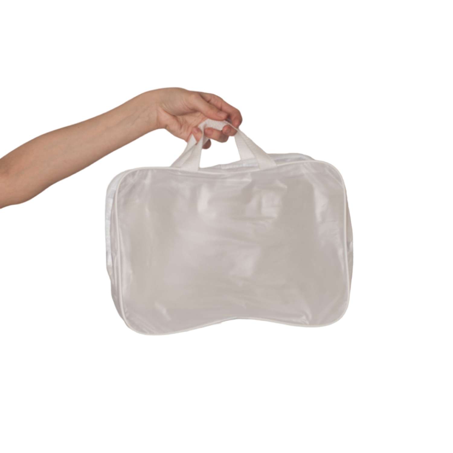 Набор сумок для роддома Eve Store S/M/L из 3 штук матовый белый - фото 6