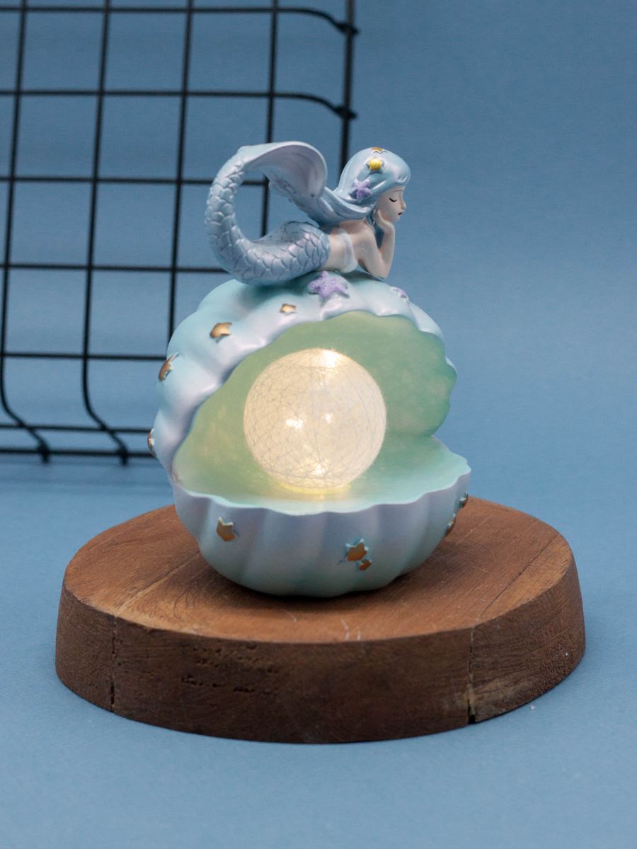 Ночник iLikeGift Pearl mermaid light blue - фото 1