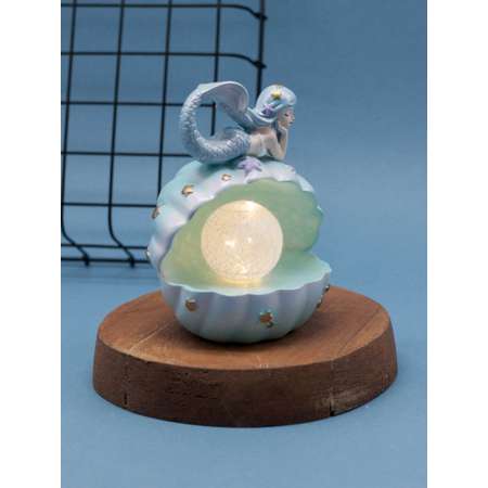 Ночник iLikeGift Pearl mermaid light blue