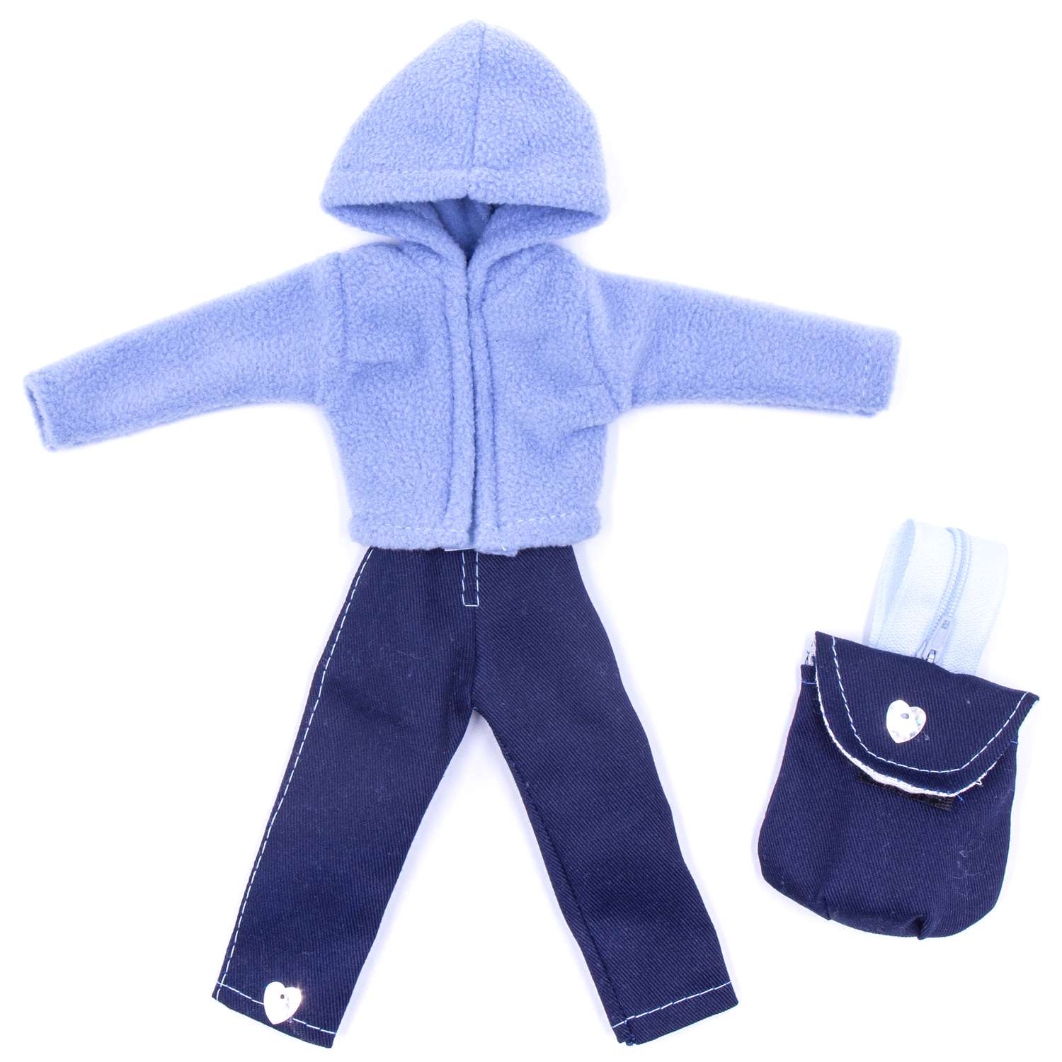 Набор одежды Модница для куклы 29 см 9999 голубой-синий 9999голубой&amp;синий - фото 2