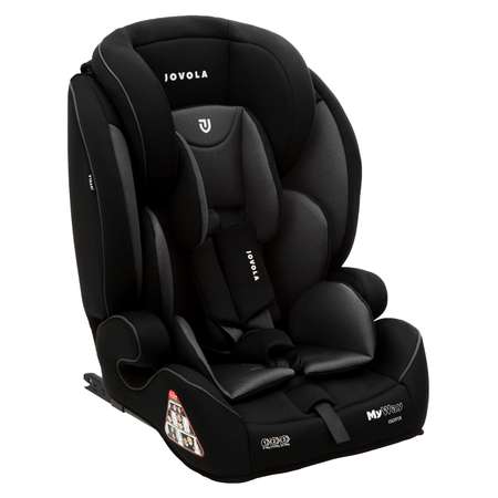 Автокресло JOVOLA MyWay Isofix группа 1+2+3 9-36 кг черный-серый