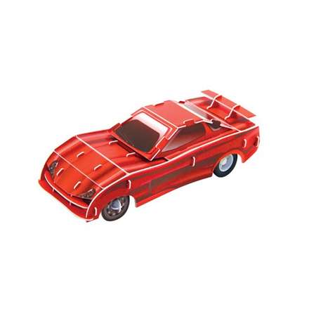 3D Пазл IQ 3D PUZZLE Красный гоночнай авто (инерц.)