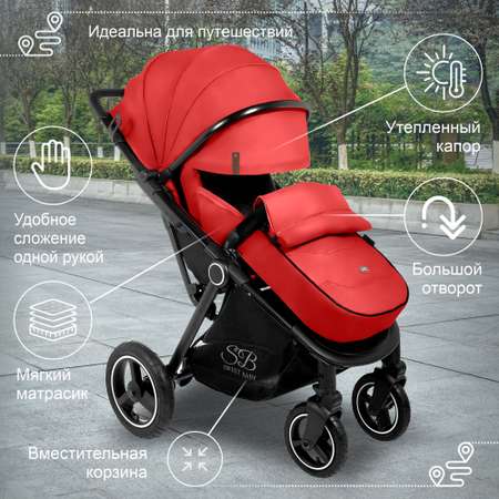 Коляска прогулочная Sweet Baby Suburban compatto Red neo Air