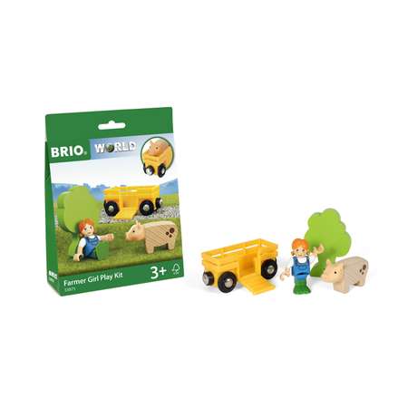 Игровой набор BRIO Девочка на ферме