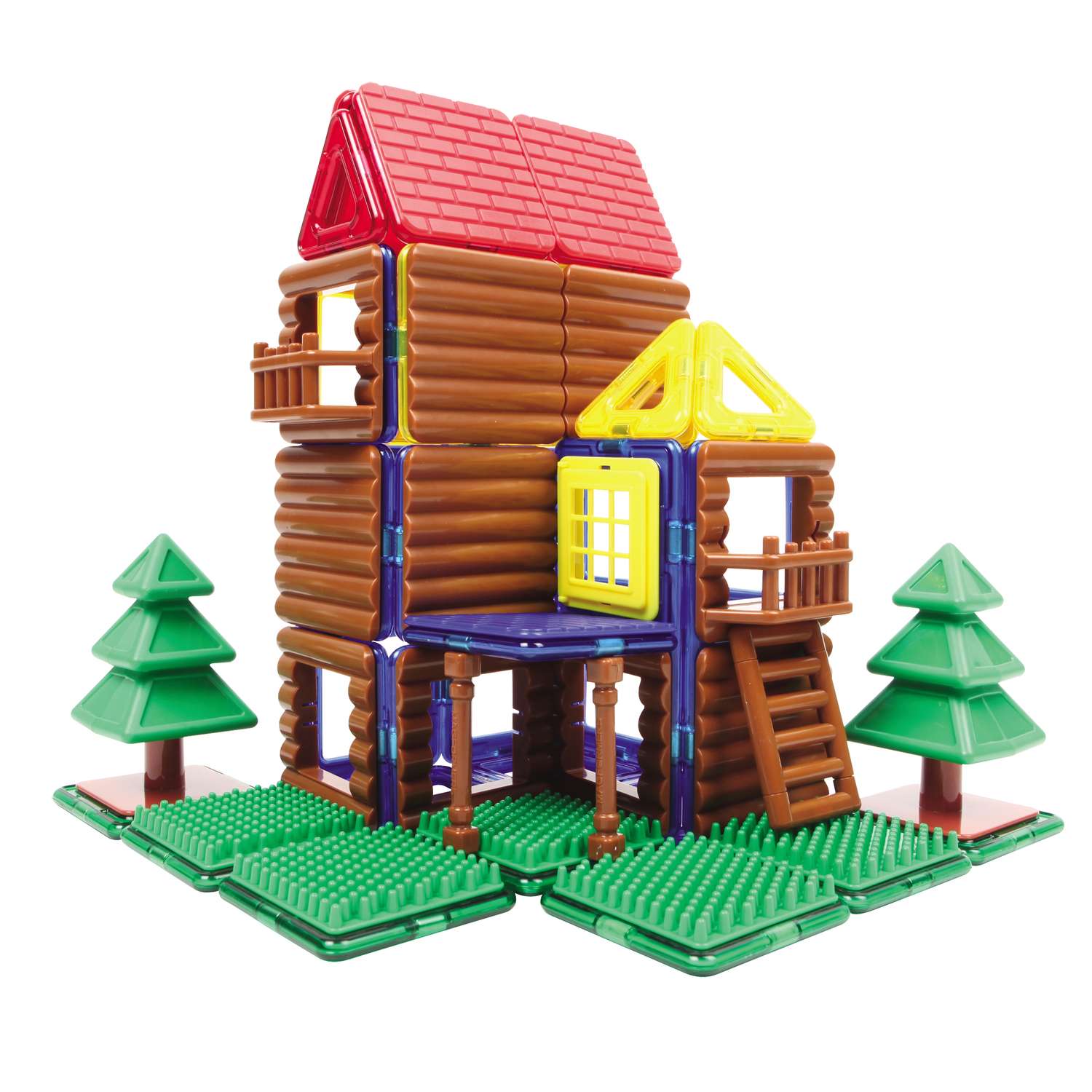 Конструктор магнитный Magformers Log House Set 705004 - фото 3