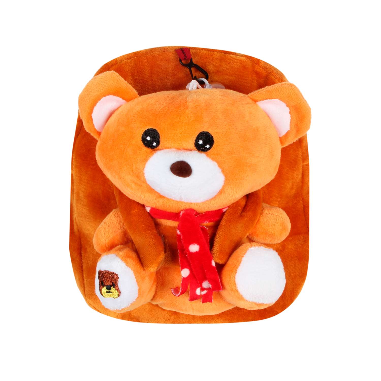 Рюкзак с игрушкой Little Mania коричневый Мишка кэмел - фото 1