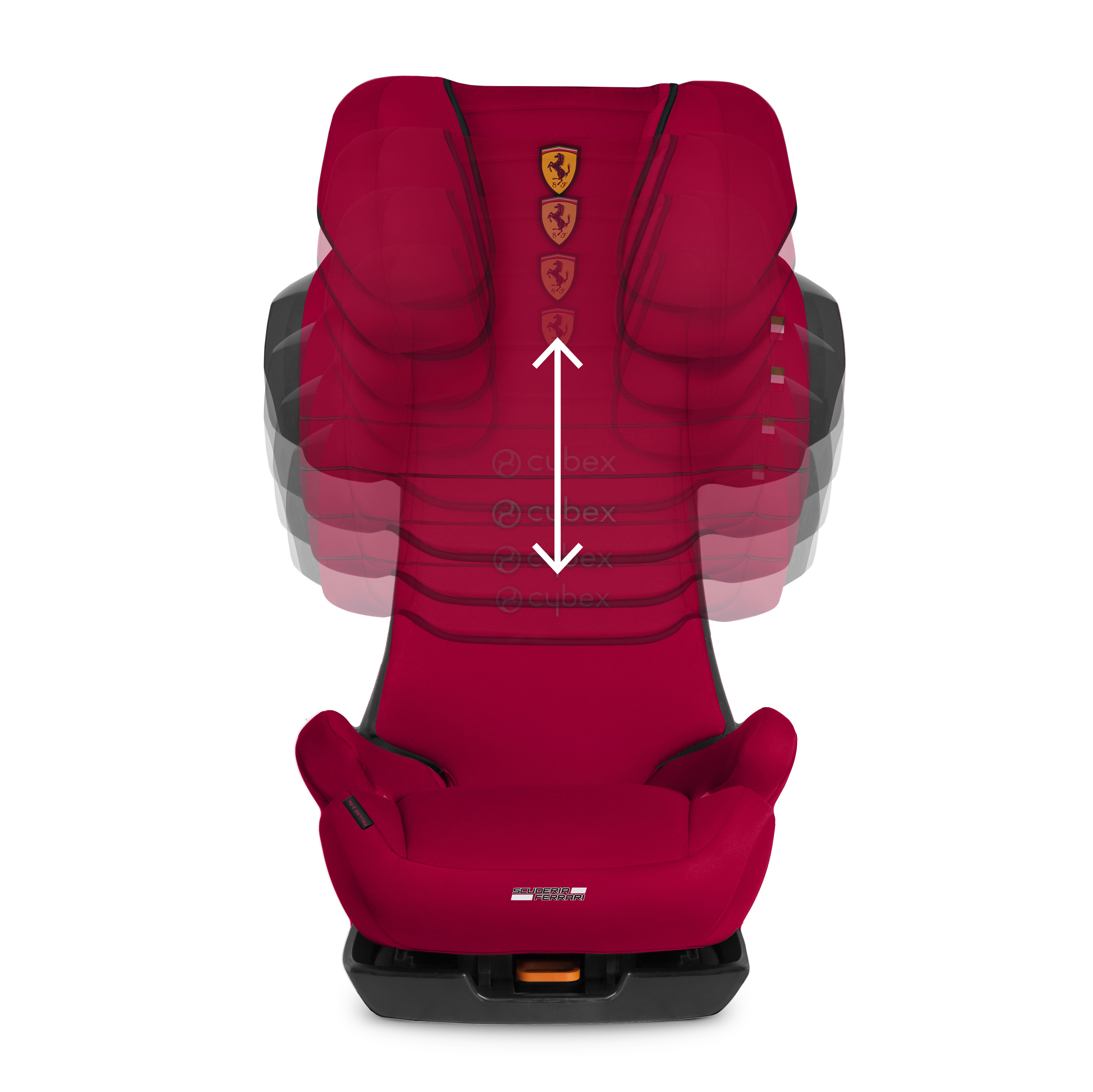 Автокресло Cybex Pallas 2-Fix FE Ferrari Racing Red - фото 5