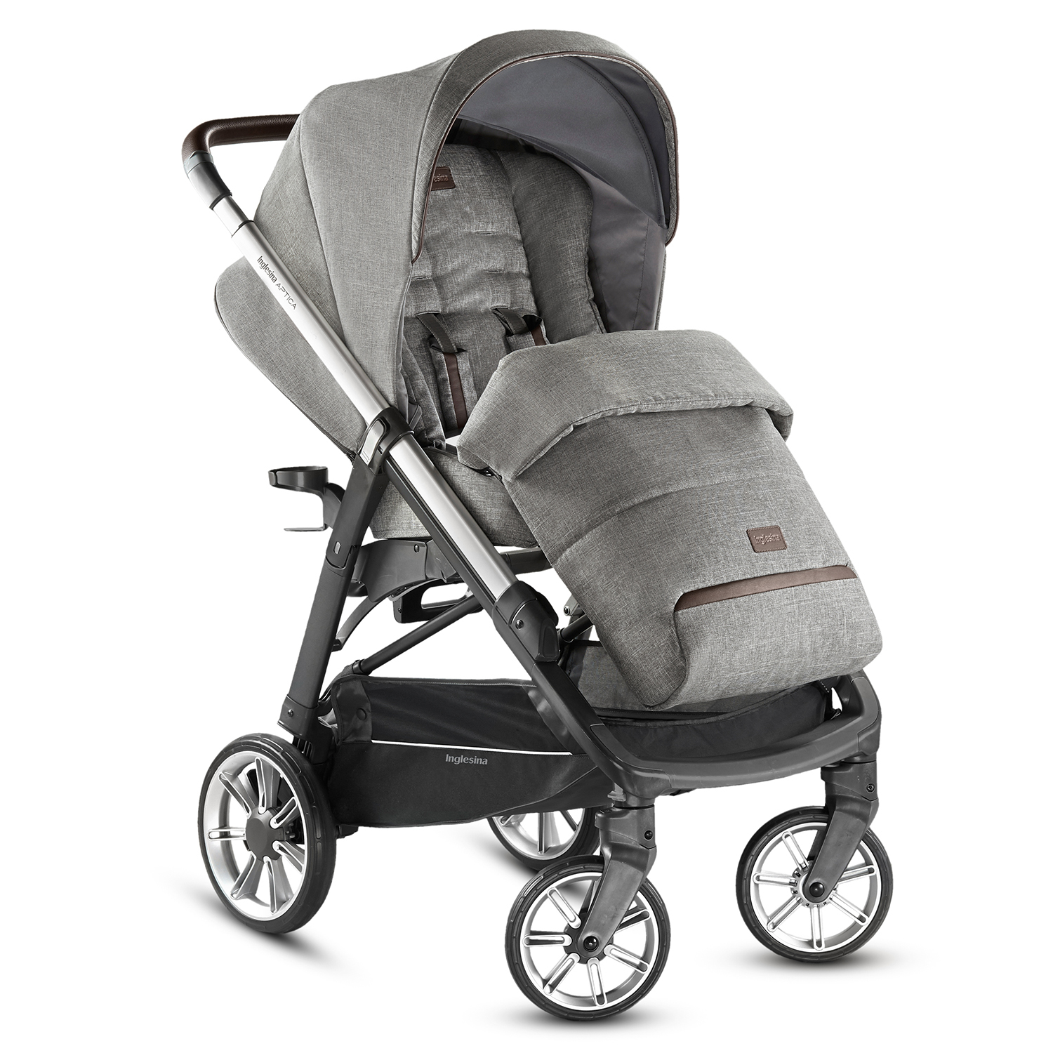 Коляска Inglesina Aptica 4в1 Miniral Grey - фото 4