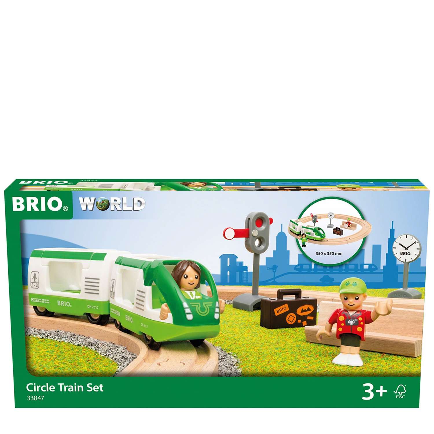 Brio green hotsell travel train