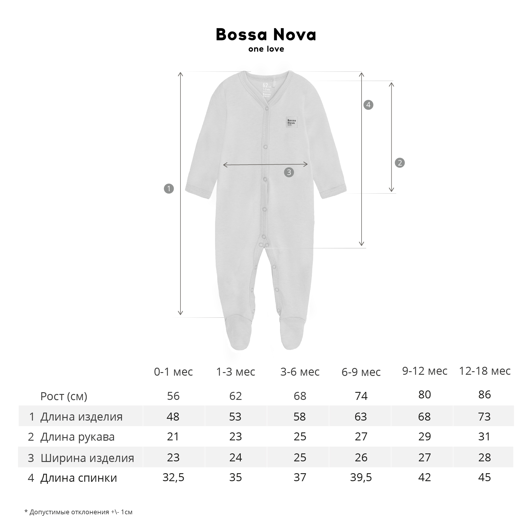 Комбинезон 2 шт Bossa Nova 514УН-361-М - фото 8