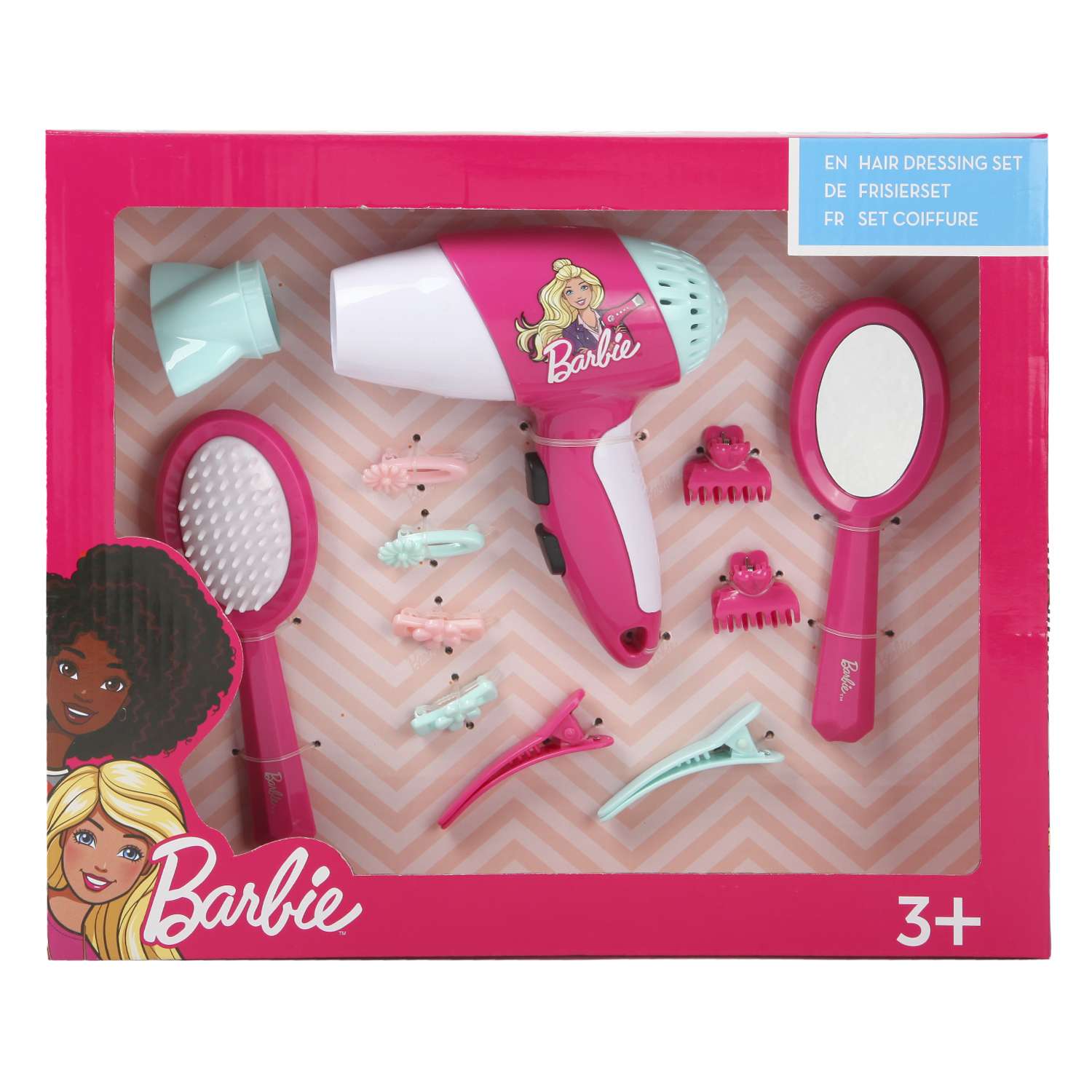Набор игровой Klein Barbie парикмахера с феном и аксессуарами 5790 - фото 2