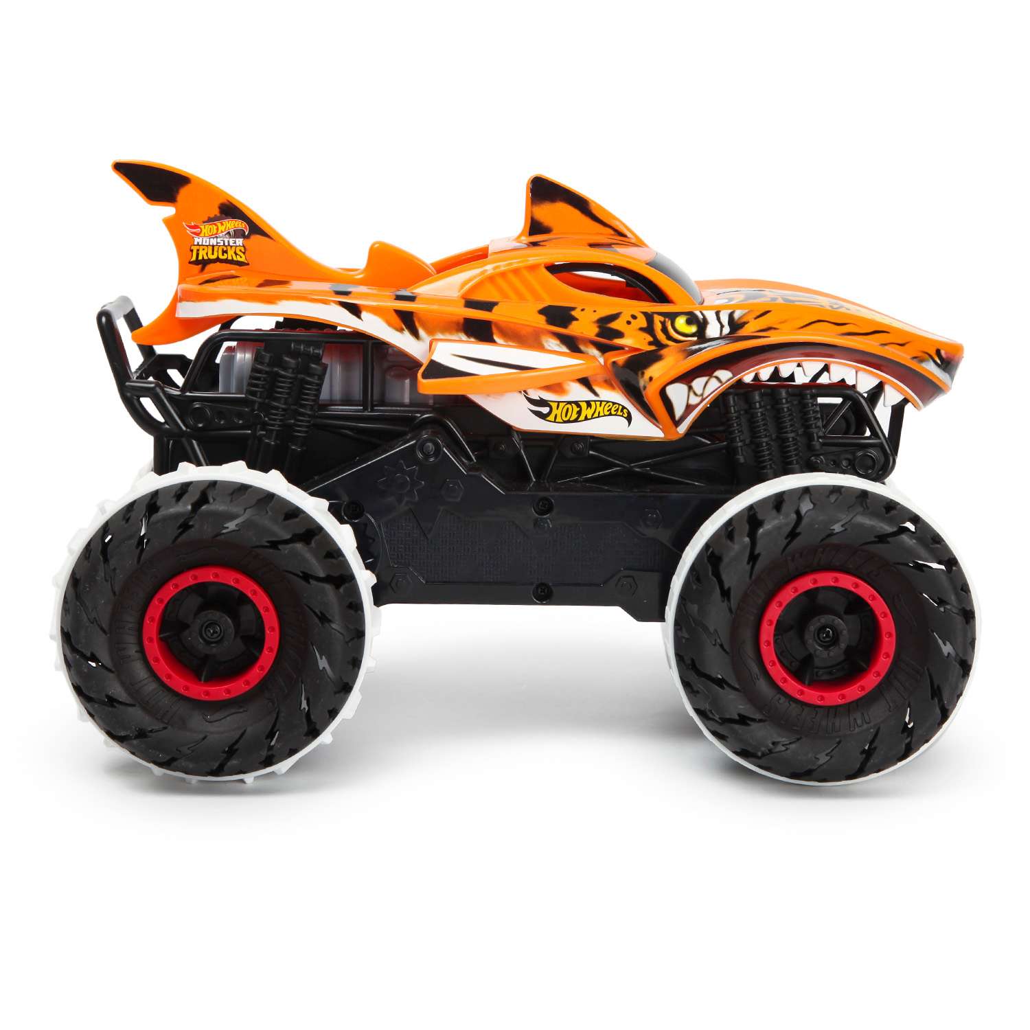 Машина Hot Wheels РУ 1:15 Monster Trucks Tiger Shark USB - фото 3