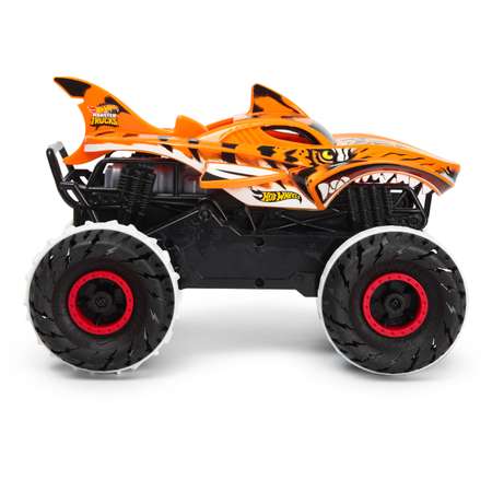 Машина Hot Wheels РУ 1:15 Monster Trucks Tiger Shark USB