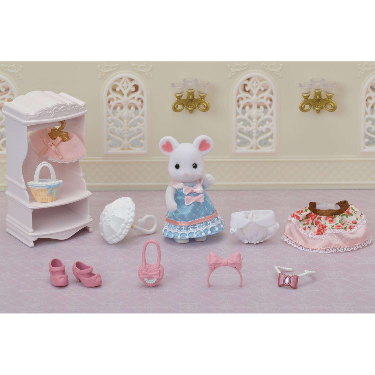 Набор Sylvanian Families Зефирная мышка модница и ее гардероб 5540 - фото 5