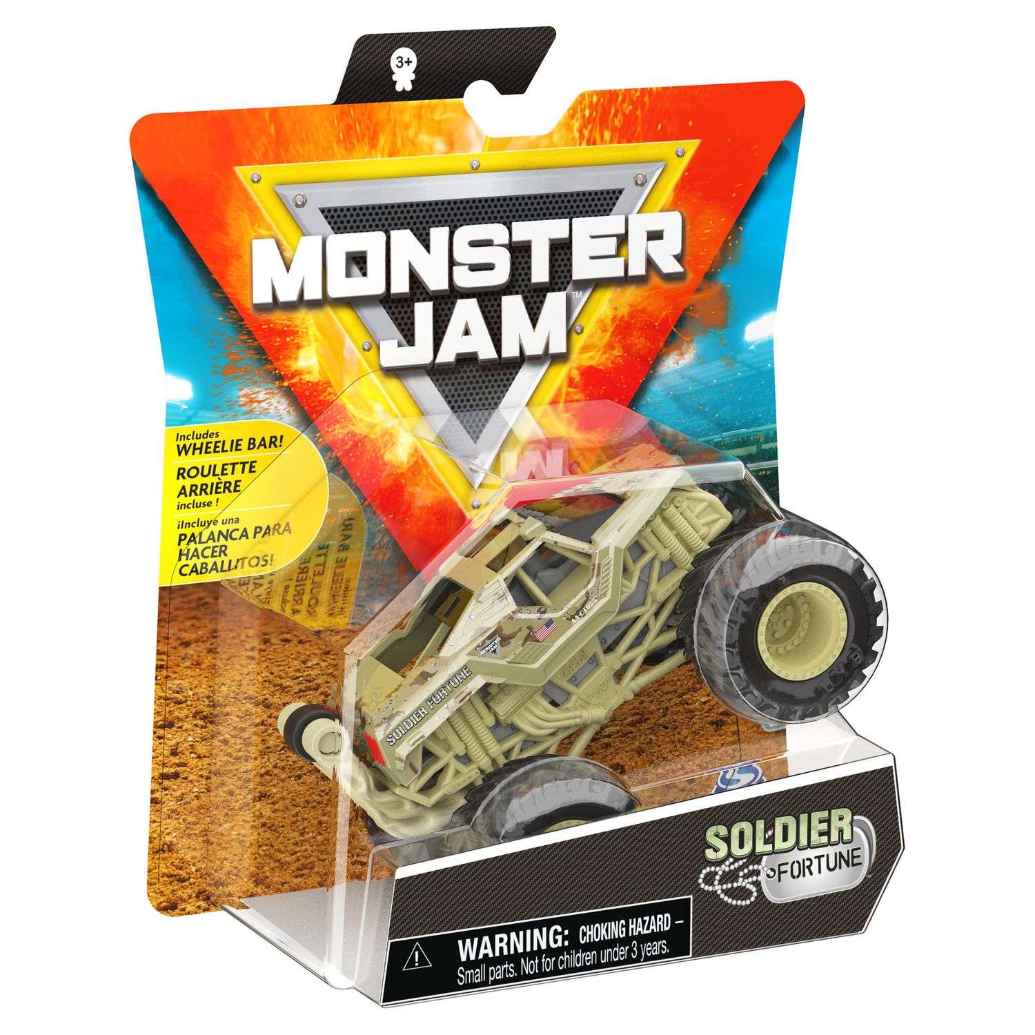 Машинка Monster Jam 1:64 Soldier of Fortune 6060868 6060868 - фото 3