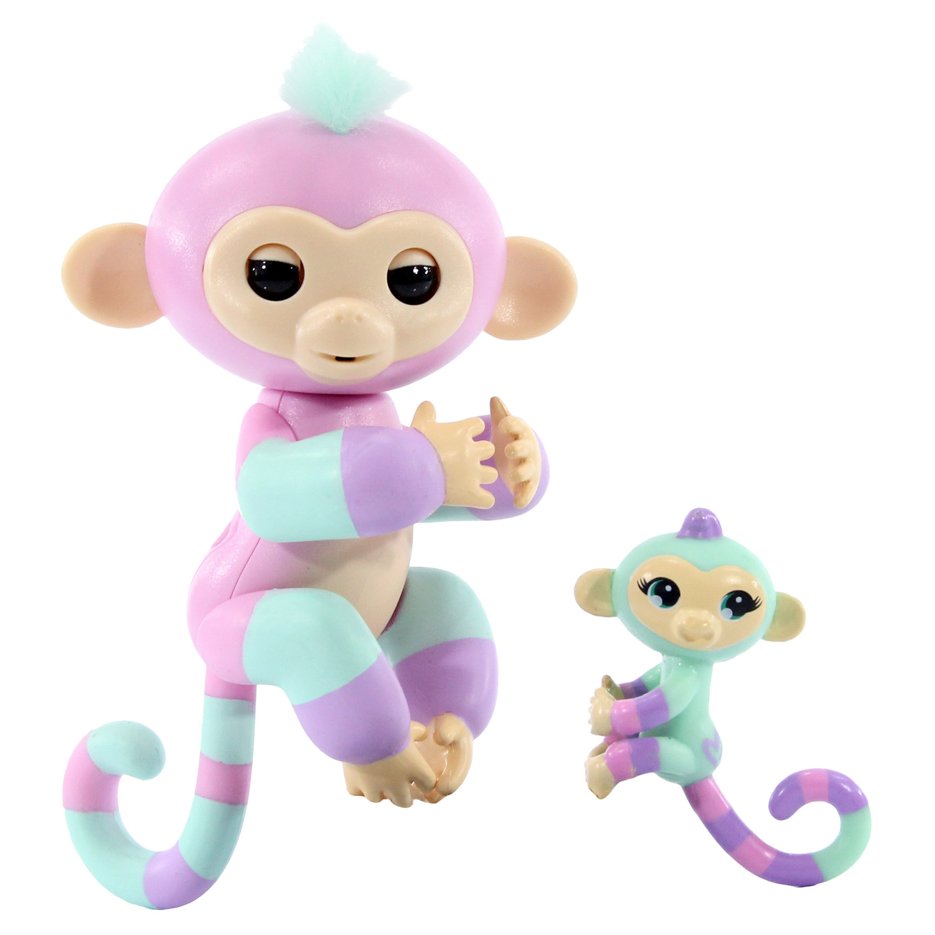 Игрушка Fingerlings Обезьянка Эшли с малышом интерактивная 3542 купить по  цене 799 ₽ в интернет-магазине Детский мир