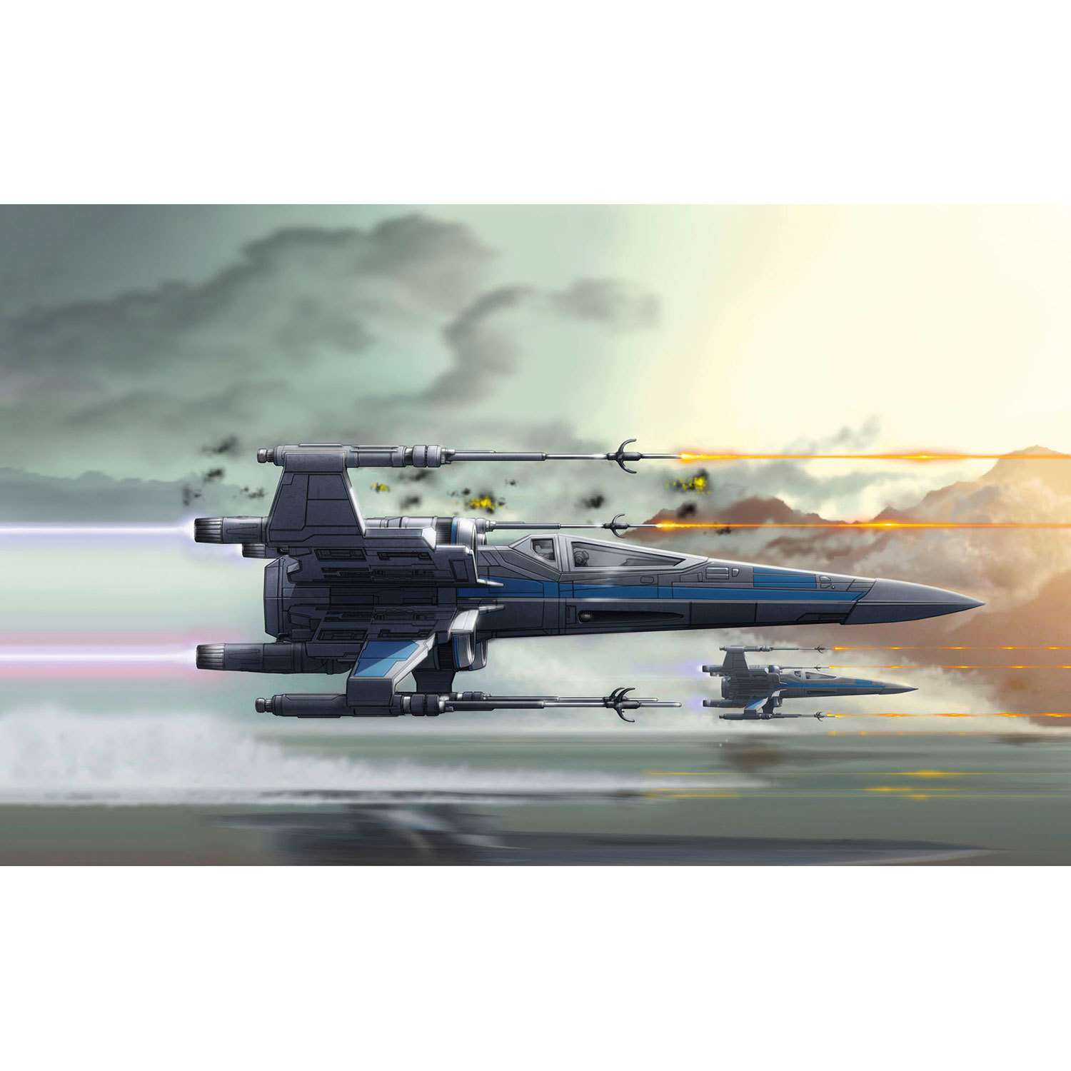 Модель для сборки Revell Звездные войны Истребитель Х-Wing Собери и играй 06753 - фото 5