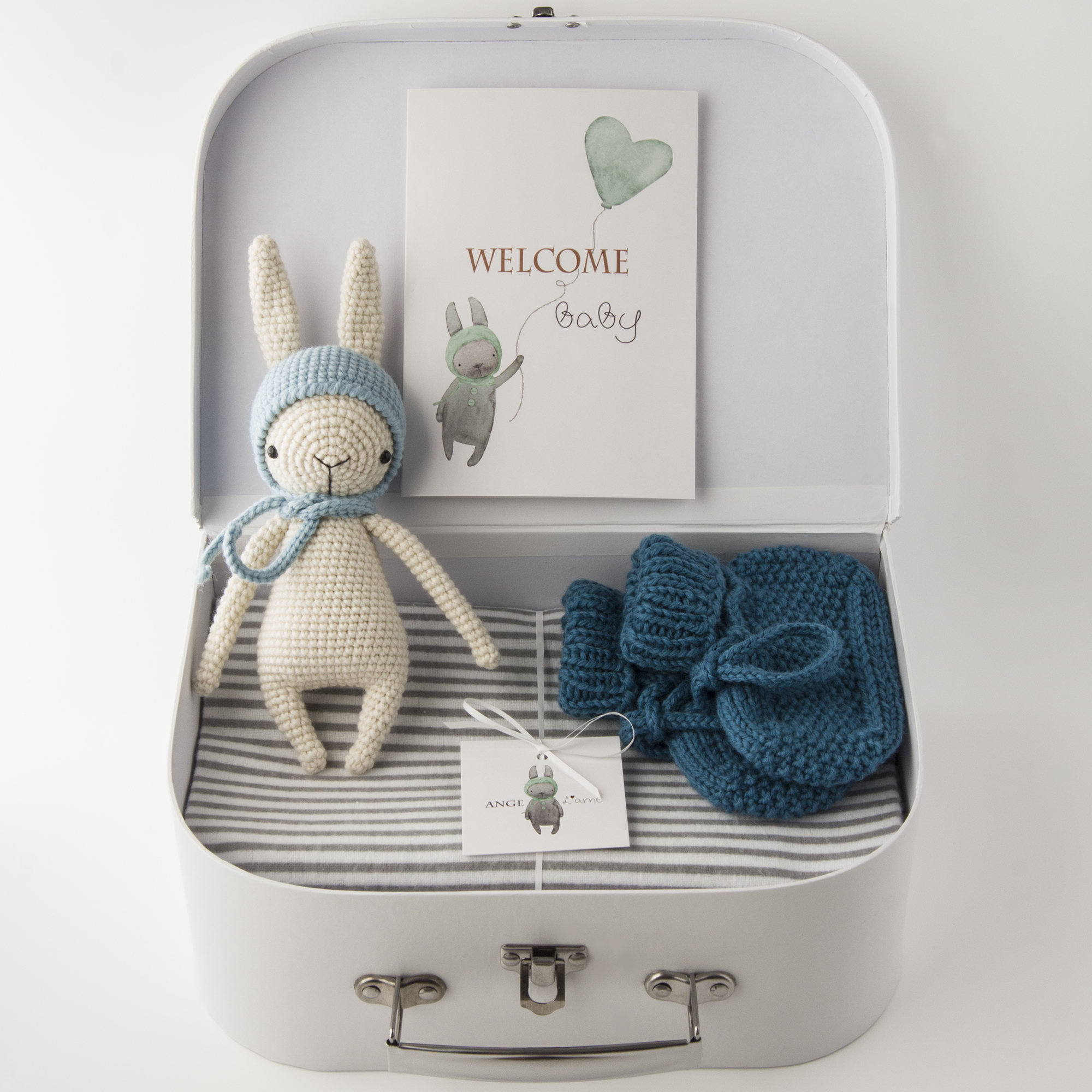 Подарочный набор ребенку Ange L`AME для новорожденного на выписку из роддома и уходу - фото 1