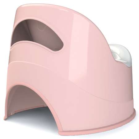 Горшок туалетный KidWick Гигант с крышкой Розовый-Темно-розовый